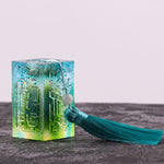 Buddha Stones Feng Shui Handmade Liuli Crystal Art Piece Home Office Decoration
