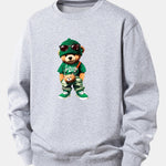 Cool Bear Print Relax Fit Sweatshirt