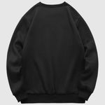 Men's Hip-Hop Bear Graphic Print Crew Neck Sweatshirt