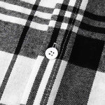 Men's casual plaid thin hooded jacket