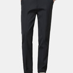 Warm Fleece-Lined Slim Fit Tapered Trousers