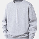 Dream Stripe Print Relax Fit Sweatshirt