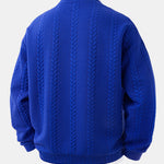 Relax Fit 2-in-1 Twist Jacquard Sweatshirt