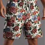 Floral Jacquard Shorts