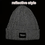 Winter Flash Reflection Beanie Hat