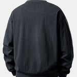 2 In 1 Crew Neck Stretch Corduroy Sweatshirt & Straight Leg Corduroy Pants