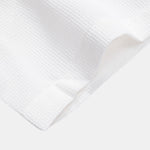 Waffle Textured Stand Collar Shirt