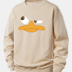 Duck Print Relax Fit Sweatshirt