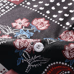 Men's Paisley Print Short Sleeve Shirt