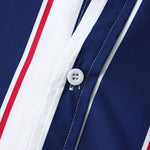 Men's Colorful Striped Long Sleeve Casual Shirt