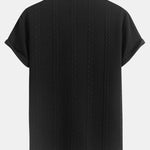 Twist Jacquard Arc Hem T-Shirt & Twist Jacquard Shorts