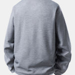 Smiley Face Print 2 In 1 Long Sleeved Waffle T-Shirt