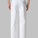 Men's imitation cotton and linen solid color loose casual pants