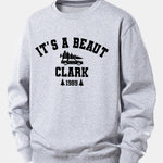It's a Beaut Clark Christmas Tree Car Print Relax Fit Sweatshirt