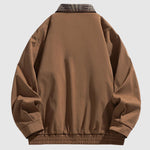 Men's faux two-piece, trendy, loose-fitting lapel vintage oversized jacket