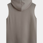 Ribbed Hooded Tank Top
