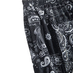 Paisley Print Button Up Shirt & Drawstring Swim Shorts