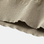 Textured Zip Up Knit Polo Shirt