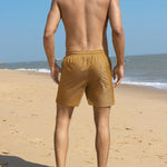 Men's Solid Color Casual Quick-Drying Beach Shorts