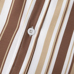 Men's Colorful Striped Long Sleeve Casual Shirt