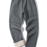 3 Pieces Teddy Lined Straight Leg Pants
