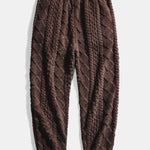 Geometric Jacquard Teddy Hoodie & Geometric Jacquard Pants