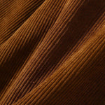 Corduroy Lapel Long Sleeve Shirt