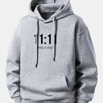 11:11 Print Relax Fit Hoodie
