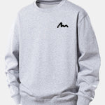 Letter Print Relax Fit Sweatshirt