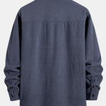 Teddy Lined Corduroy Button Up Overshirt