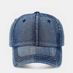 Patch Denim Washed Baseball Cap