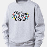 Christmas Lights Print Relax Fit Sweatshirt