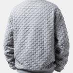 Checkerboard Jacquard Sweatshirt
