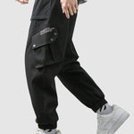 Men's multi-pocket drawstring cargo pants