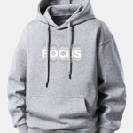Focus Print Relax Fit Hoodie