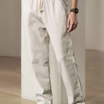 Straight Leg Linen Pants