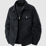 Men's corduroy versatile casual cargo jacket