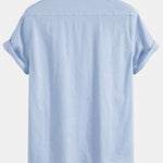 Linen Pocket Button Up Shirt