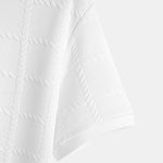 Twisted Squares Jacquard T-Shirt