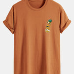 Regular Fit Cool Pineapple Boy Print Cotton T-Shirt
