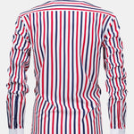 Long Sleeve Stripe Button Up Winchester Shirt & Slim Fit Tapered Trousers