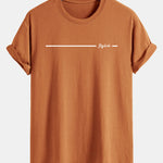 Regular Fit Stylish Stripe Print Cotton T-Shirt