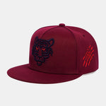 Tiger 3D Embroidery Trendy All-match Hip-hop Cap