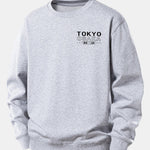 Tokyo Osaka Print Relax Fit Sweatshirt
