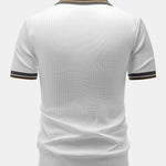 Contrast Trim Knit Polo Shirt