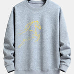 Year of the Horse Graphic Relax Fit Sweatshirt