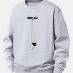 Dream Astronaut Print Relax Fit Sweatshirt