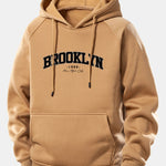 Brooklyn Print Drawstring Hoodie
