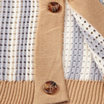 Stripe Eyelet Crochet Shirt & Straight Leg Linen Pants