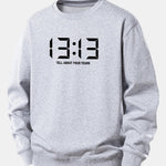 13:13 Print Relax Fit Sweatshirt